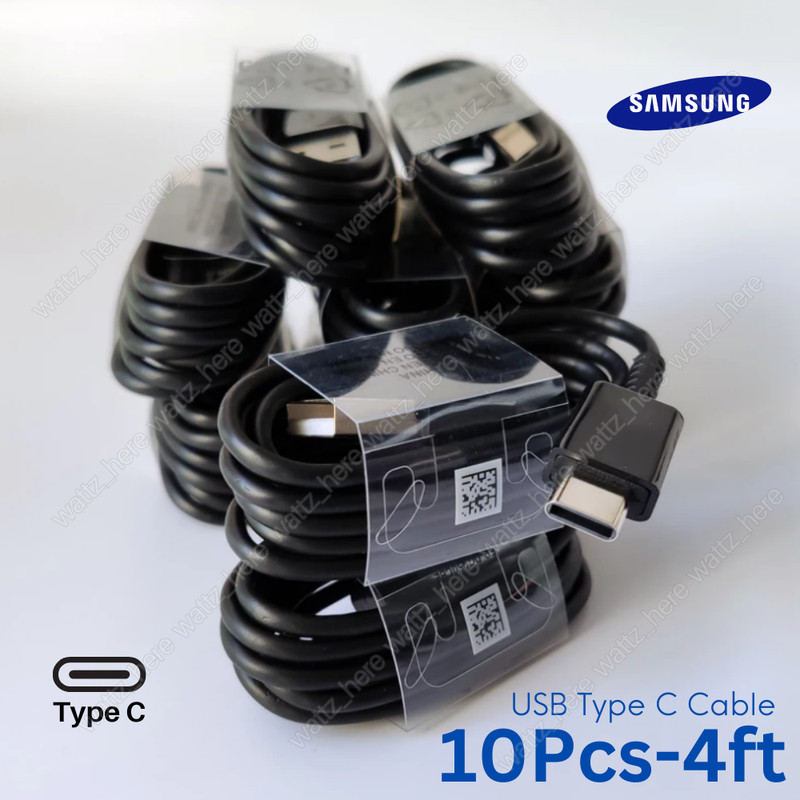 10X For Samsung USB-C Type C Fast Charging Cable Galaxy S8 S9 S10 Plus Note 8 9