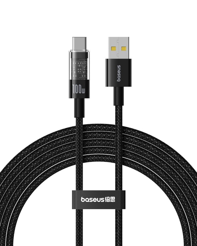 Baseus 100W USB-A toType C Cable Auto Power-Off Fast Charging For Samsung Huawei