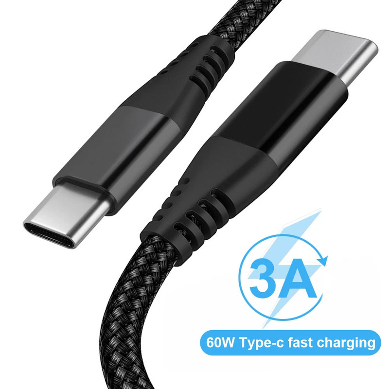 USB-C to USB-C Cable Male Type-C Cable Cord Fast Charger Charging Data Sync gallery