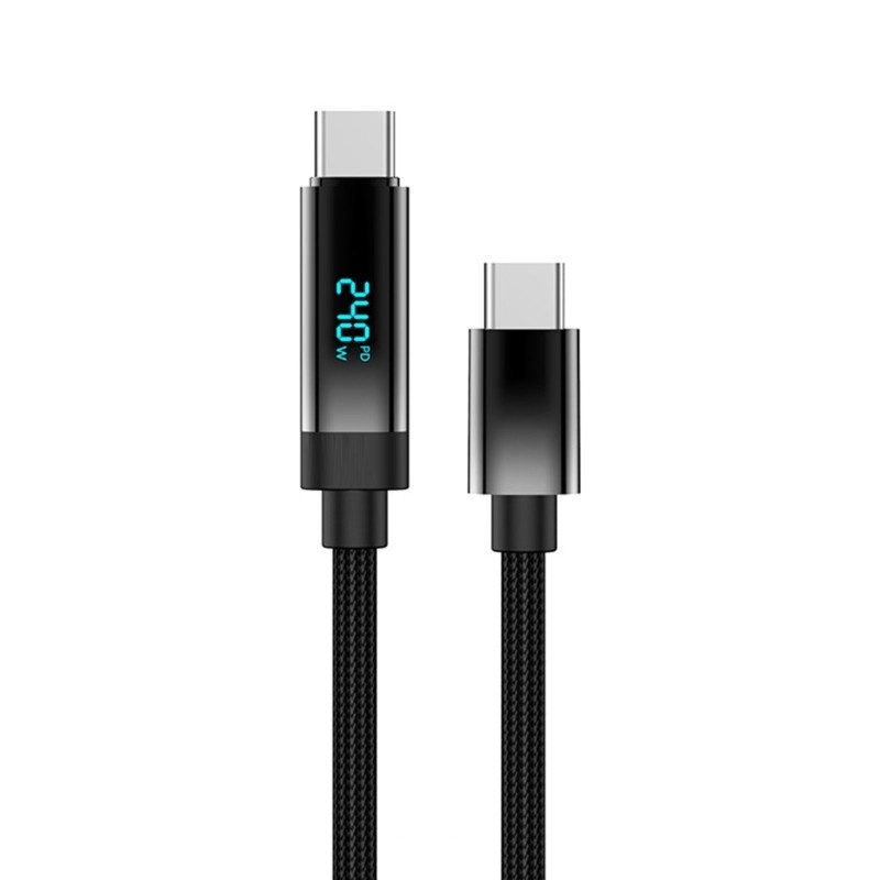 48V 5A 240W USB C to USB C Data Transfer Cable for Efficient Device Management