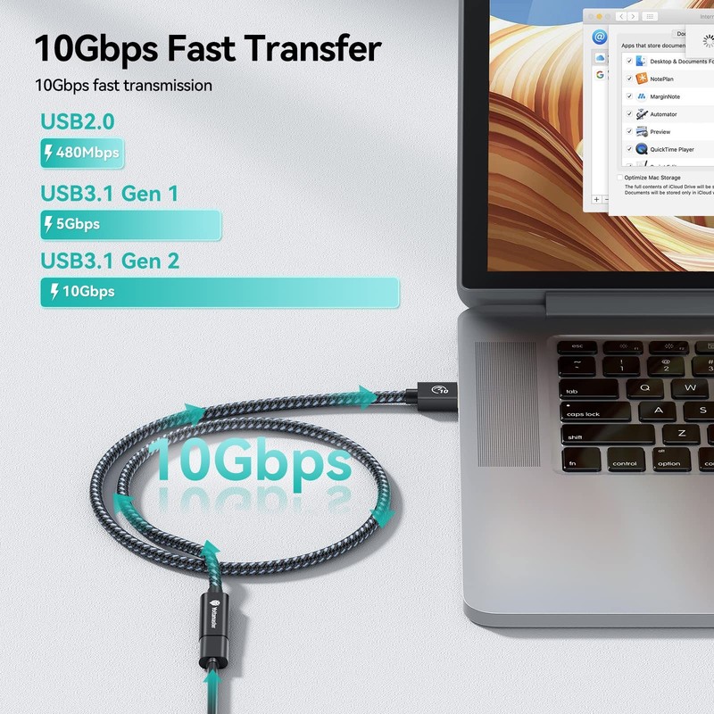 USB C Female to USB Male Adapter, USB C to USB A OTG Cable Adapter 10Gbps, 3.... gallery