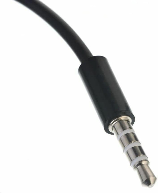 3.5Mm Male AUX Audio Plug to USB Female Adapter OTG Cable Black 15CM gallery