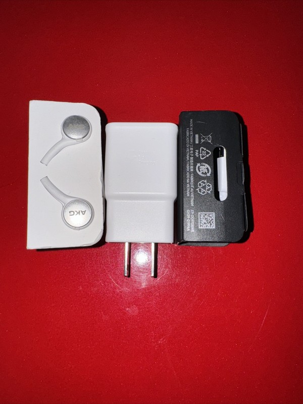 Original Samsung USB To Type C Cable, USB Block And Type C AKG Headphones