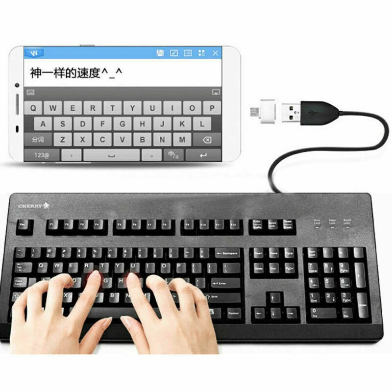OTG Converter 2PC Micro USB Male to USB 2.0 Adapter For Android Tablet Phone B gallery