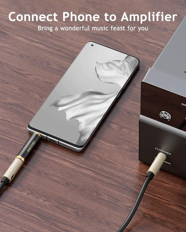 High Fidelity 3.5mm Male to 1/4'' Female Stereo Adapter - Pure Copper Quality gallery
