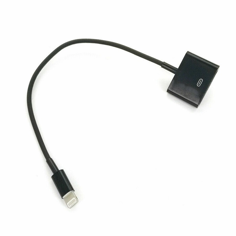 Apple 30 Pin Female to 8 Male Adapter for iPhone 13 12 11 10 9 8 7 6 5 iPad iPod