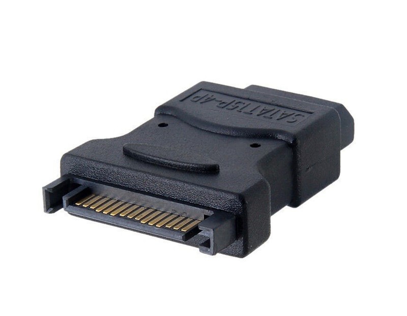 SATA (Male)Power Cable to Molex 4-pin IDE Drive Adapter for Hard Disk PC gallery