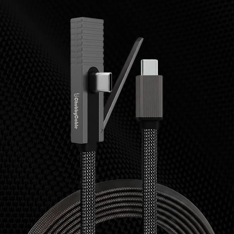 Chubby Cable Standlite PRO 240W (Max) Fast Charging Built-in Stand (8.2ft)