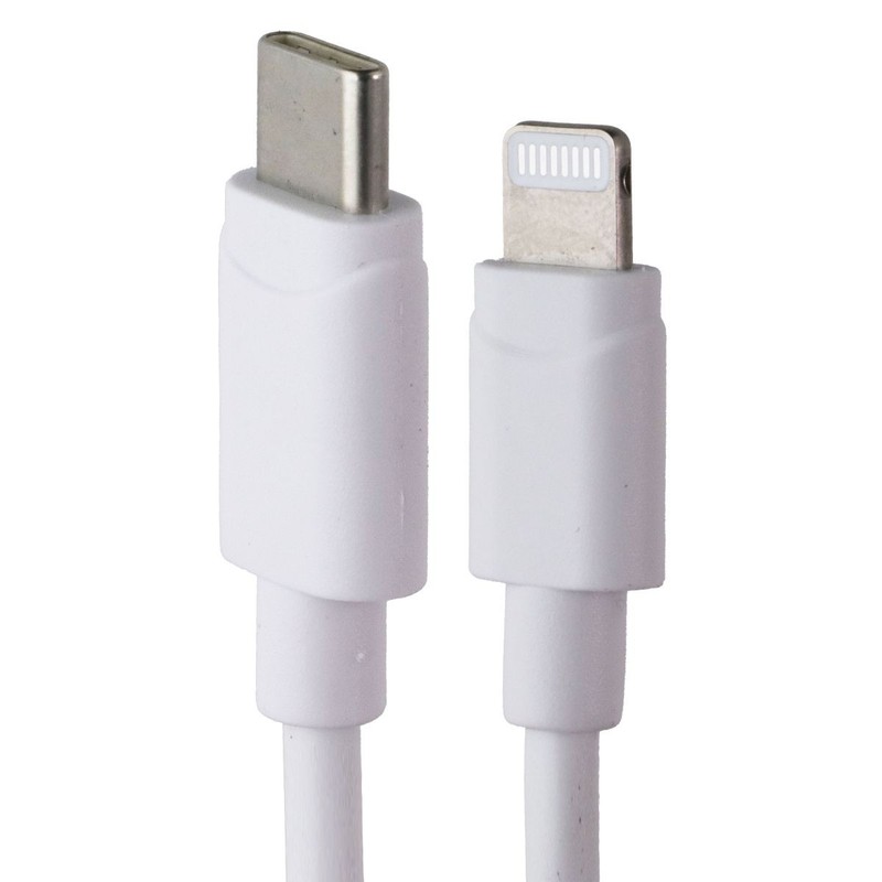AIRDISTINC 3 Foot MFI-Certified USB-C to 8-Pin Cable – White