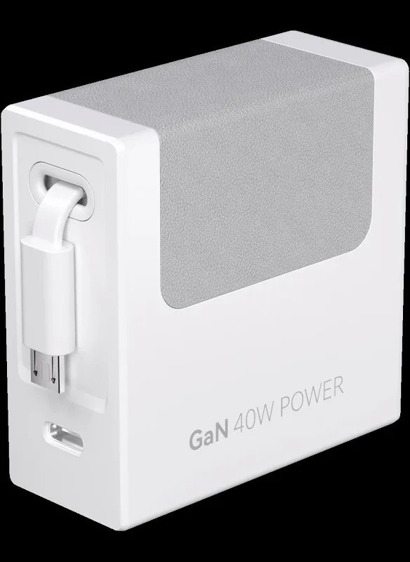 Gitryin Portable USB C Charger Block, Retractable Wall Fast Charging Power 40W