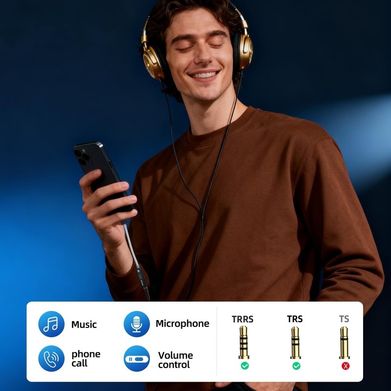 USB C to 3.5mm Hi-Res DAC Adapter - Dual Chip CX31993 for Superior Sound Quality gallery