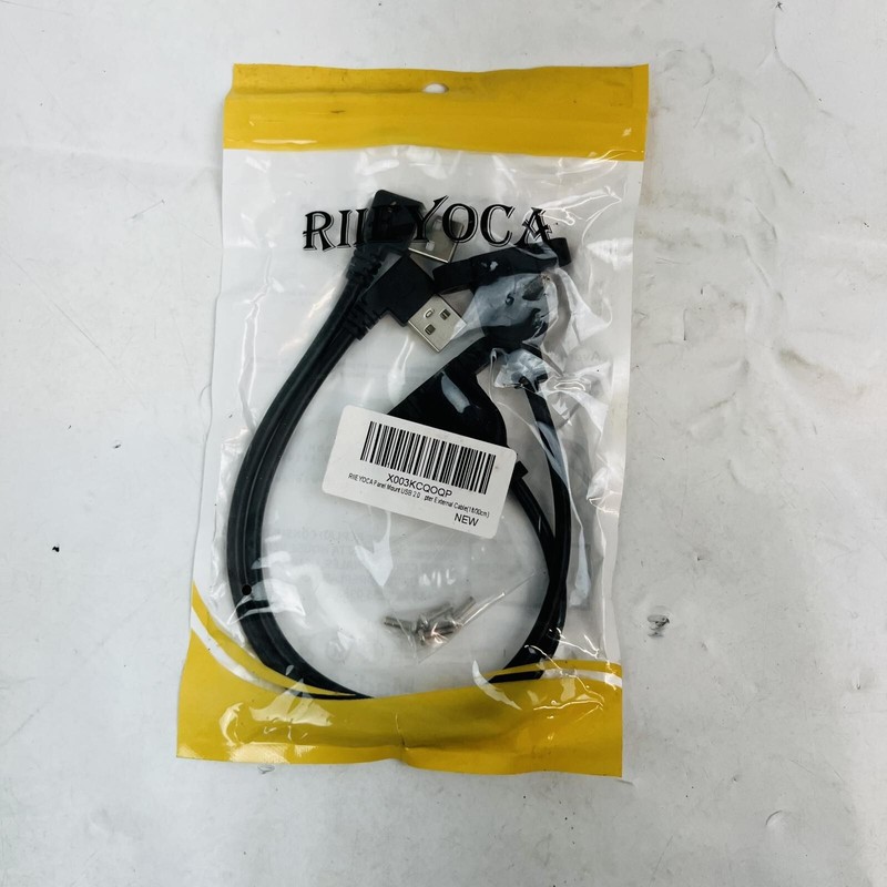 RIIEYOCA Panel Mount USB 2.0 Extension Cable (1ft/30cm) gallery