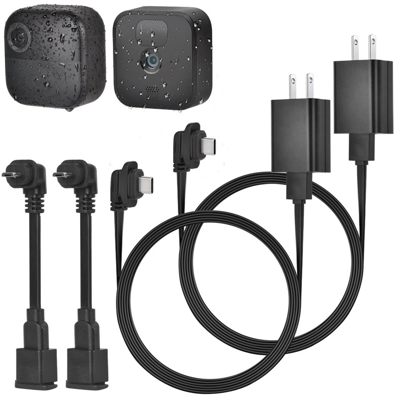 2Pack 10Ft/3M Power Cable and Adapter for Blink Outdoor 4 (4Th Gen) & (3Rd Gen)