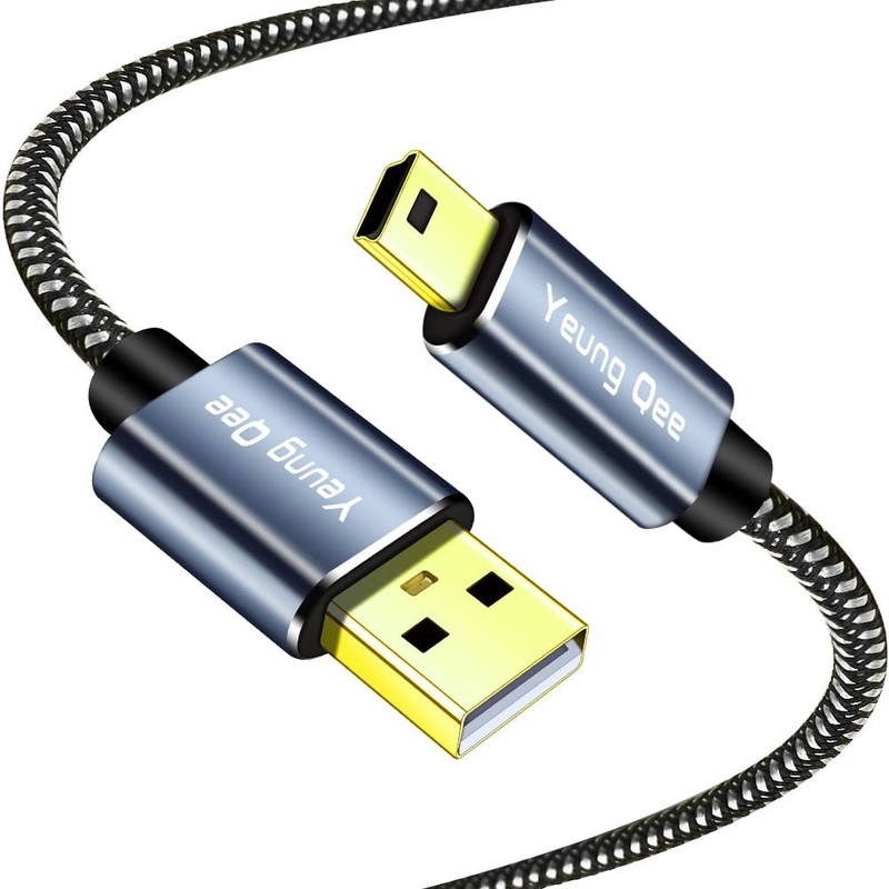 Mini USB Cable 3ft,Braided USB 2.0 Type A to Mini B Cable Charging Cord Compatib gallery