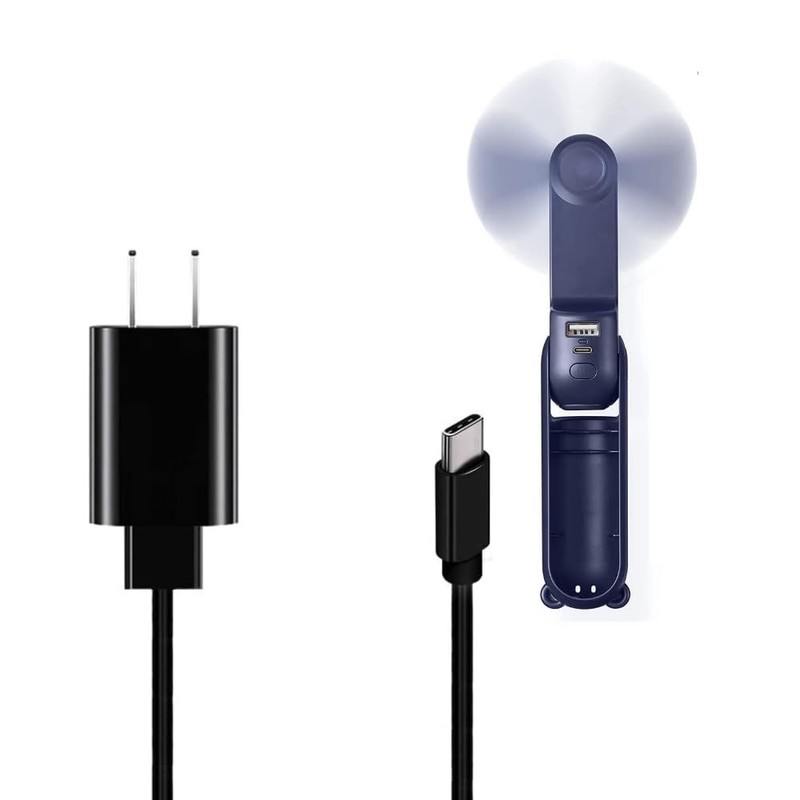 Neck Fan Charger Power Cable Adapter Compatible for for JISULIFE Fan, WiHoo F…