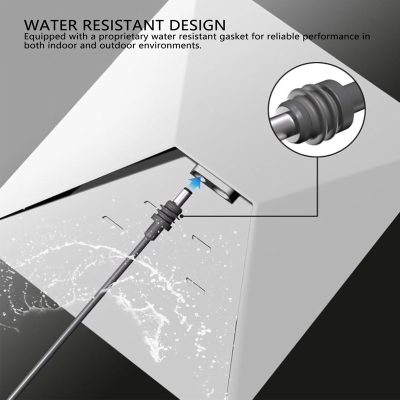Satellite Type C to DC Power Cable 100W USB C Input To to Water Resistant Barrel gallery