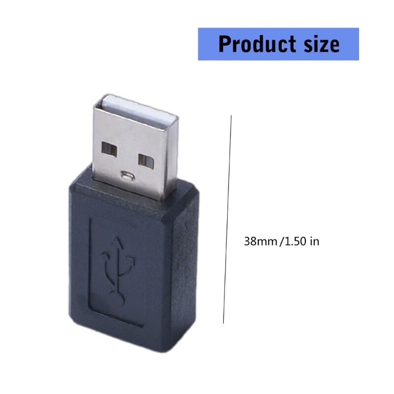 USB C Female to USB 2.0 Male Adapter 480mbps Fast Data Transfer Power Adapter gallery