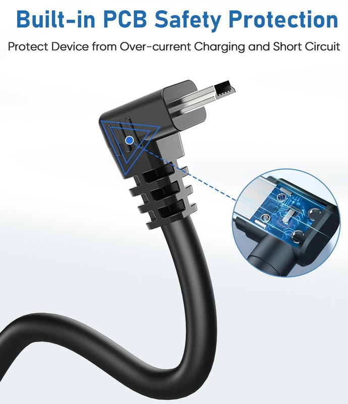 Gonofeto Charger Cable for Garmin GPS,6Ft 18AWG USB C to Mini USB Charging Co... gallery