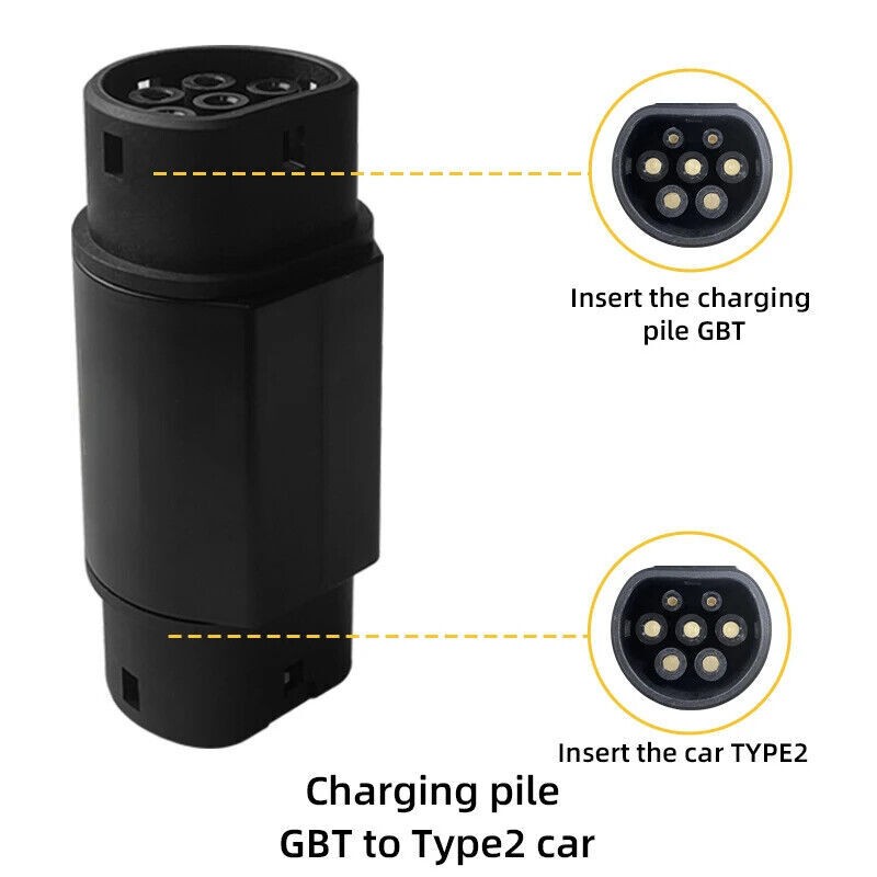 Standard EV Charger Converter Adapter 16A 32A for EVSE Charging GBT to Type 2 gallery
