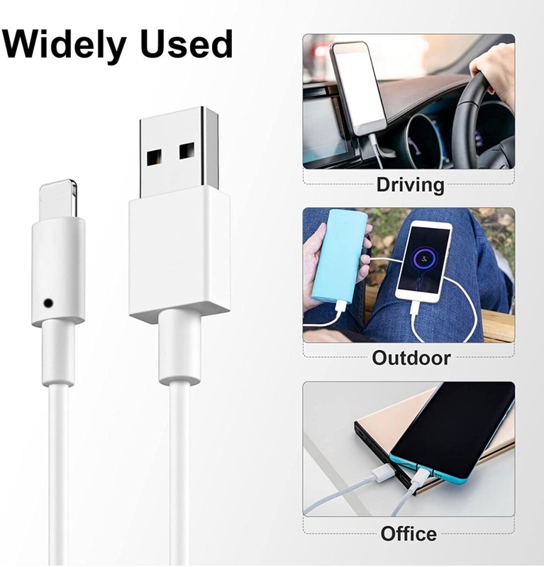 4-PACK 6FT USB Data Charger Cables Cords For Apple iPhone11 5 6 7PLUS 8 Xs MAX gallery