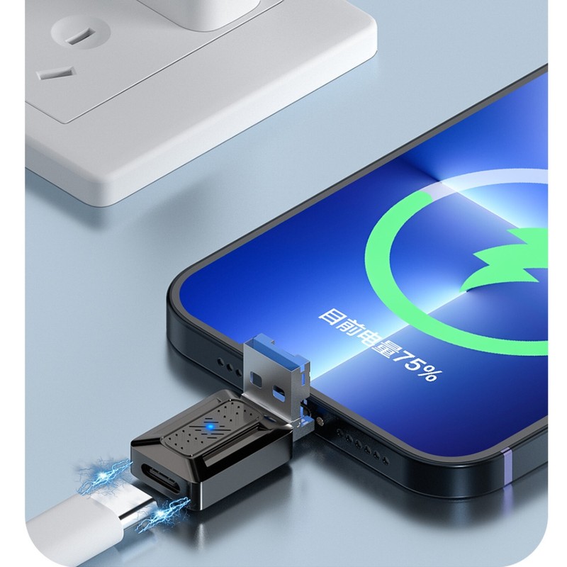USB Type C Female USB A Male OTG Charger Adapter Charging Converter gallery