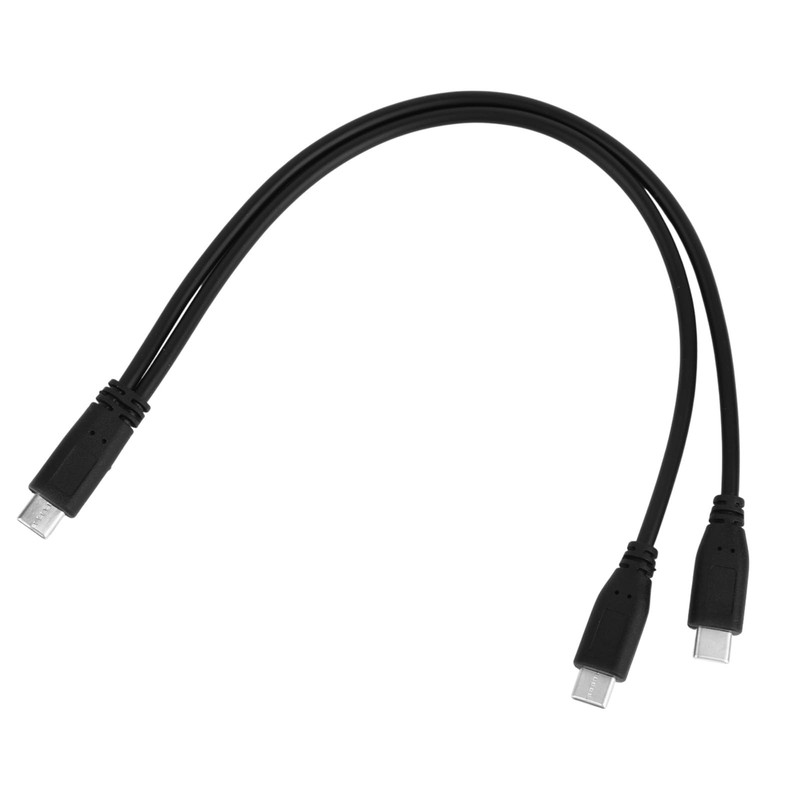 USB C Data and Charging Splitter, Durable 2 in 1 USB C Male Cable for Data Tr…