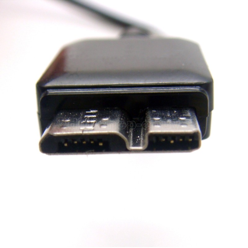 USB 3.0 PC Data Cable for Seagate FreeAgent GoFlex Desk PN# 9ZQ2P5-500 Black gallery