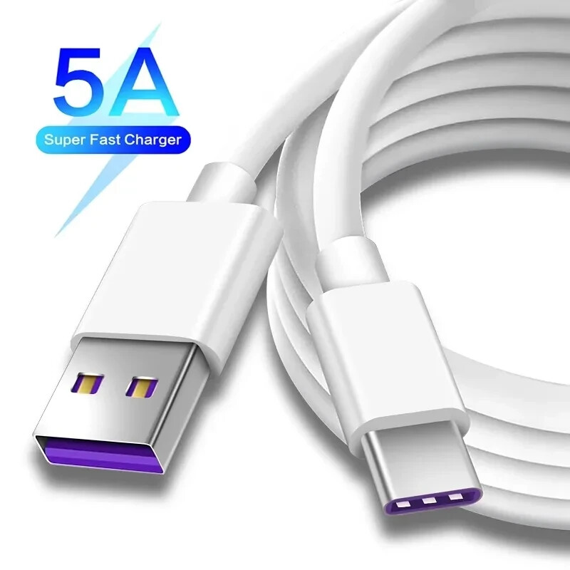 5 Pack USB C to USB fast charger Samsung Android 1m
