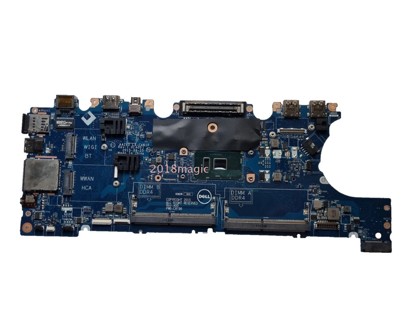 For DELL Latitude E7470 7470 w/I5-6300U CPU Motherboard LA-C461P CN-0DGYY5 DGYY5