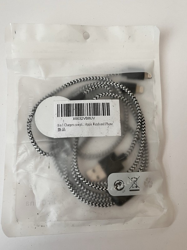 3 in 1 USB Charging Cable Compatible for Apple Watch And iPhone