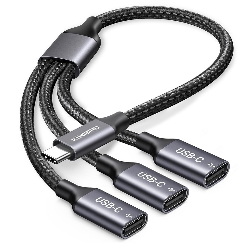 USB C Splitter 1 in 3 Out/ USB Type C Splitter/USBC Male to Multi Type C Female.