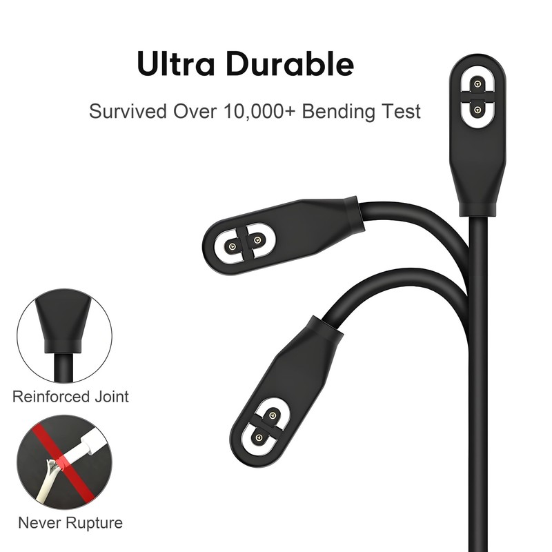 Shokz Charger USB C Cable [2-Pack, 3.3ft] USB Type C to Shokz Magnetic Chargi... gallery