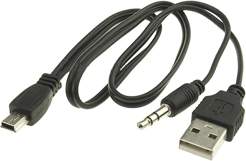 USB Type-B Charging & 3.5mm Jack Audio Cable for MP3/MP4 Bluetooth Speakers gallery
