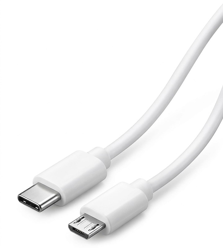 6 FT USB C To Micro USB Cable Data Sync Fast Charging Charger Cord White