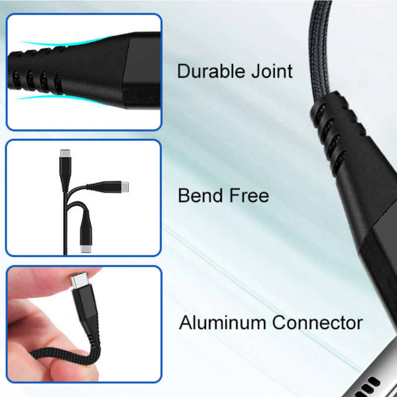 For iPhone 16 15 iPadPro Android Type C Fast Charger Cord USB C 40W Adapter Cube gallery