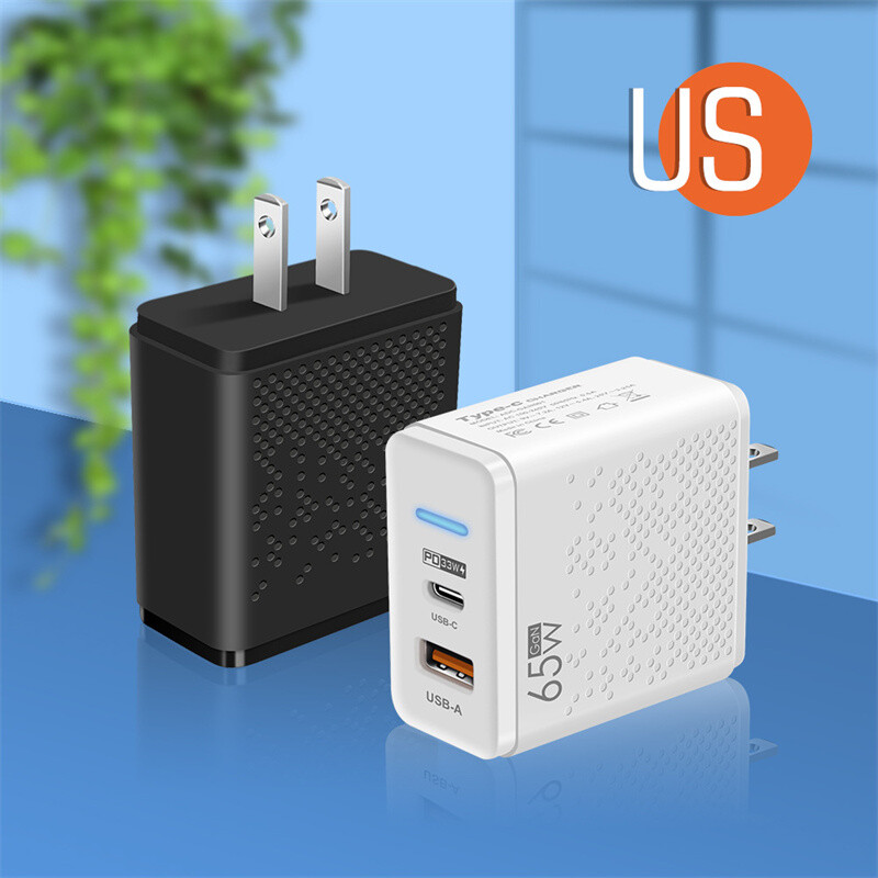 65W Super Fast Charging USB Type C Wall Charger For iPhone 17e Pro Max 16 15 14 gallery