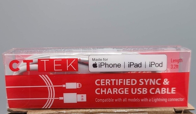 Four (4) 100% Charging Cable For Apple iPhone Lightning USB Cables 8 pin