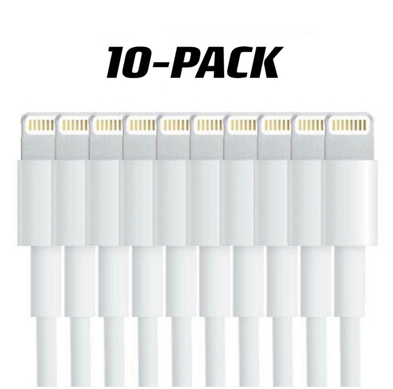 10-PACK 6ft USB Data Charger Cables Cords For i Phone 5 6 7 8 X 11 12 13 14 Plus