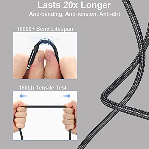 Universal USB C to DC Adapter Kit - 19 Power Plug Set, Braided PD Charging Cable gallery