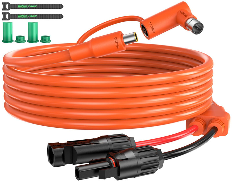 6FT Solar Connector to 8Mm Adapter Cable with DC8020/7909 Compatible with BLUETT