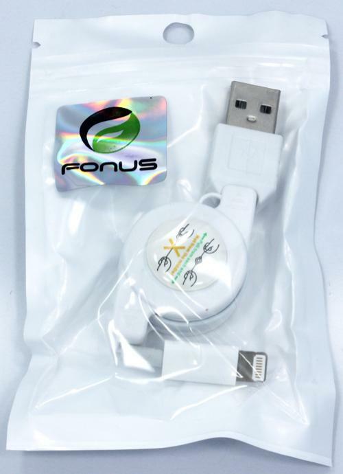 iPhone 11 12 13 Pro XS XR Max RETRACTABLE USB CABLE FAST CHARGE POWER CORD WIRE gallery