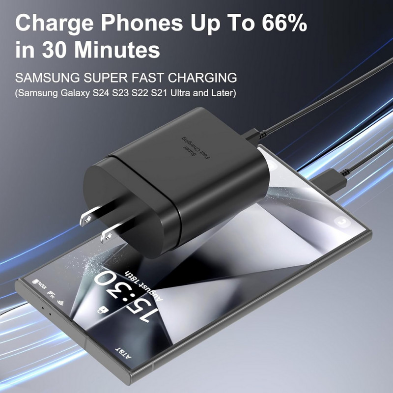 PD Super Fast Charger 25W Type C Wall Plug For Samsung Note 10 S20 S22 5G Cable gallery