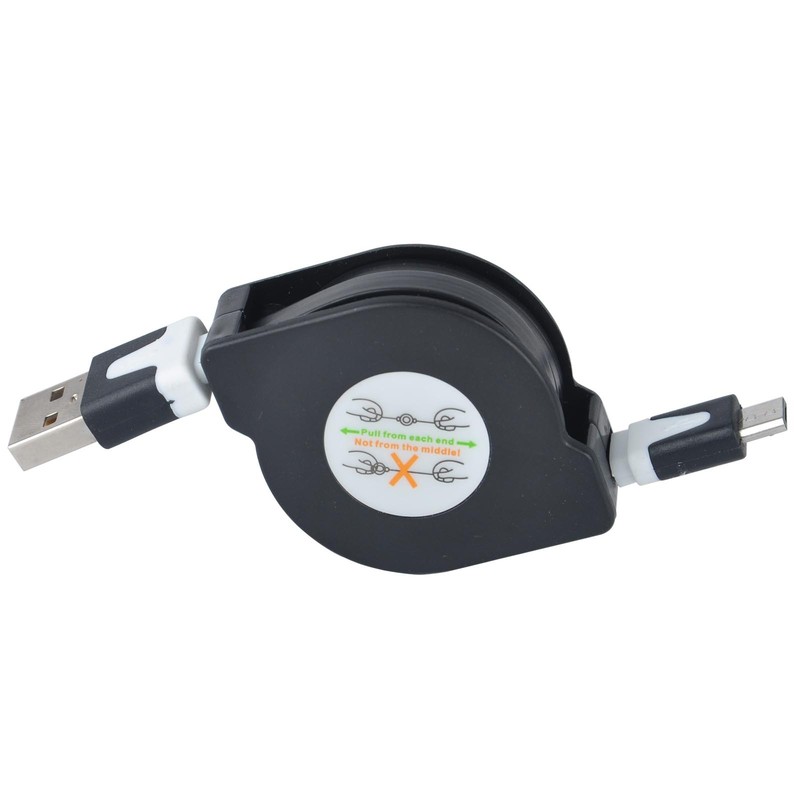 Retractable Micro USB Data Sync Charger Cable Cord Lead For Android Samsung HTC gallery
