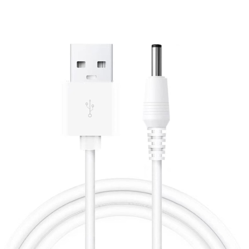 USB to DC 3.5mm Cable 5V Power Cord 3.5mm x 1.35mm Barrel Jack Adapter Plug