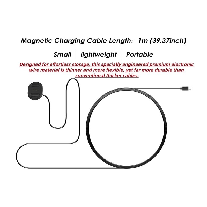 Charging Cable for Rayban Meta Display Neural Band Charger, Magnetic Fast Charge gallery