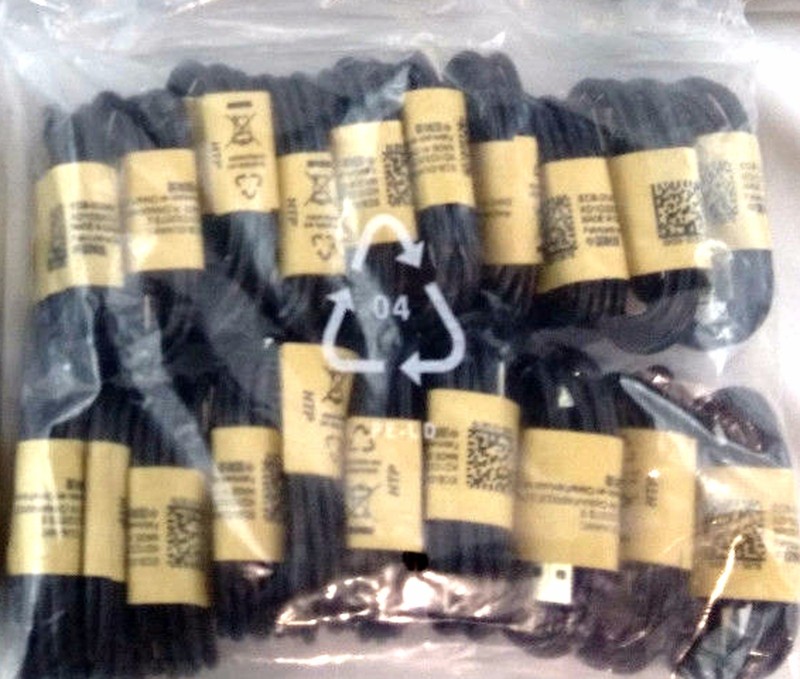 lot 20 X BLACK Micro USB Sync Charger Cable for Samsung Galaxy S4 S3 S2 S5 S6