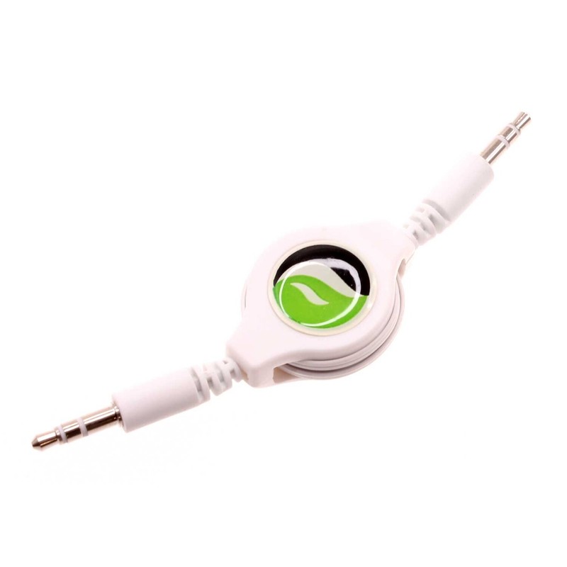 For Samsung Galaxy A05/A04e/A03s – Retractable Aux Cable 3.5mm Adapter Car