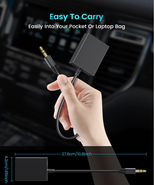 USB to Aux Audio Adapter, 3.5Mm Male to USB Female for Playing Music with USB Dr gallery