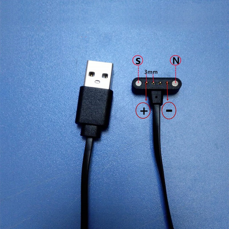 T-Shape Magnetic Charging Cable Watch & Bracelet Magnetic Data Charging Cable gallery