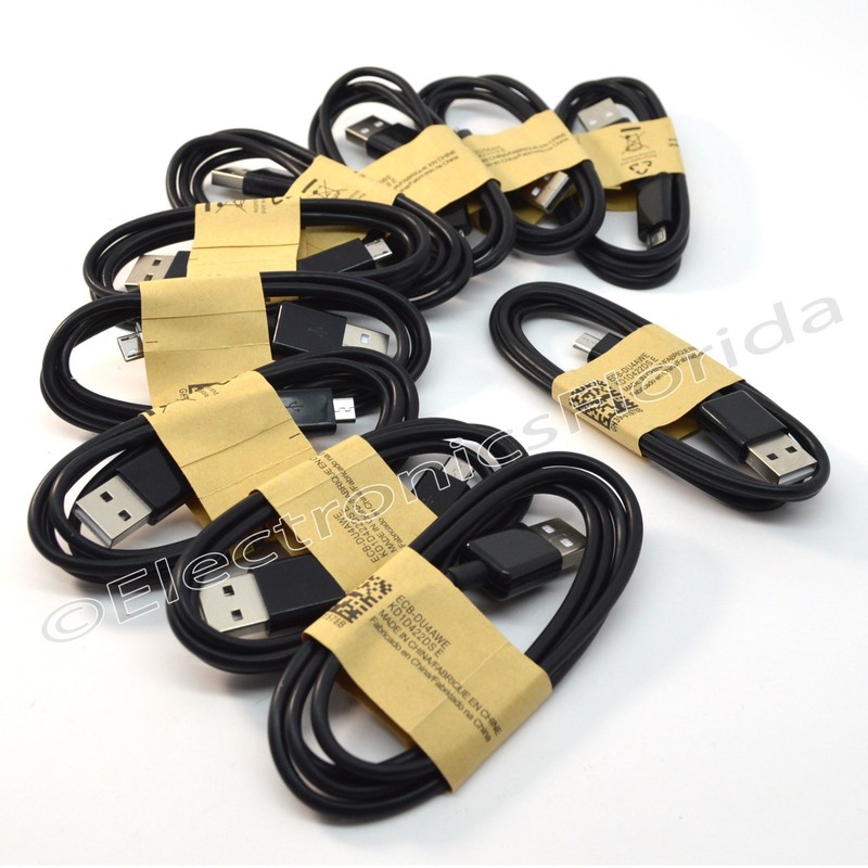 Lot 10x Micro USB Data Sync 3Ft Cable Cord for Android Cell Phone universal